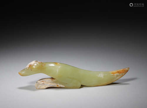 A jade carved pendant,Han Dynasty,China