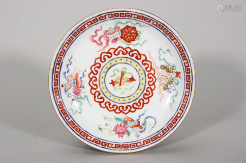 A famille rose porcelain bowl,Qing Dynasty,China