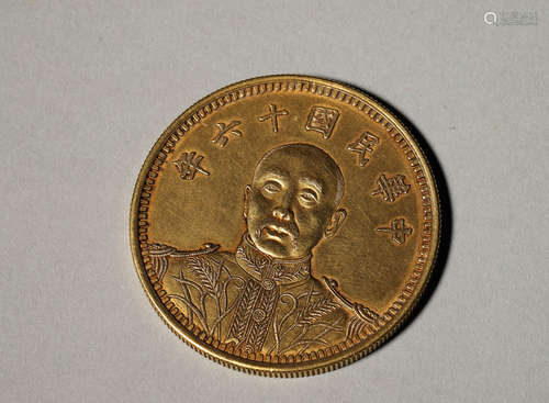 A Figure Commemorative Coin