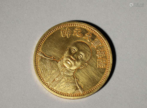 A Figure Commemorative Coin