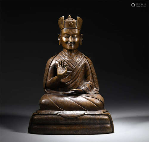 A Bronze Figure Of Buddha