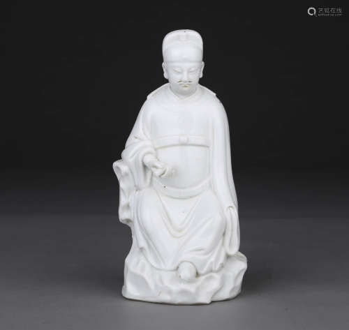 A Dehua Figure Of A Daoist Deity