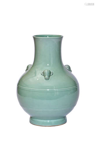 A Celadon-Glazed Vase