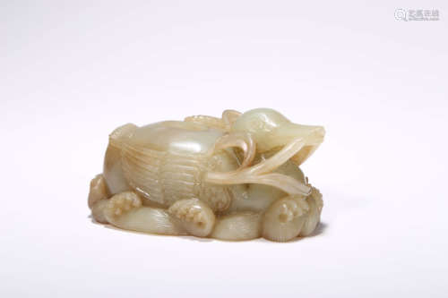 A carved Jade Group