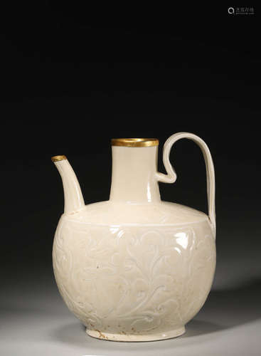 A White-Glazed Ewer