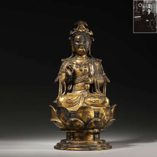 A Gilt-Bronze Figure Of Buddha