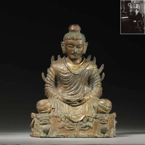 A Gilt-Bronze Figure Of Buddha