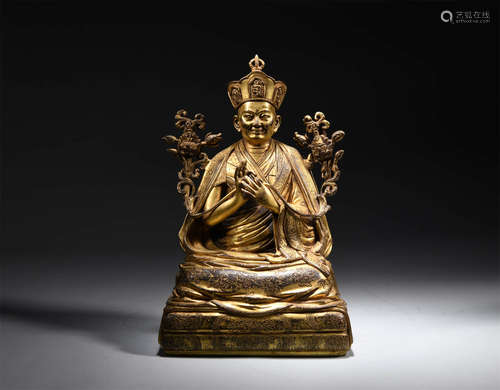 A Gilt-Bronze Figure Of Buddha