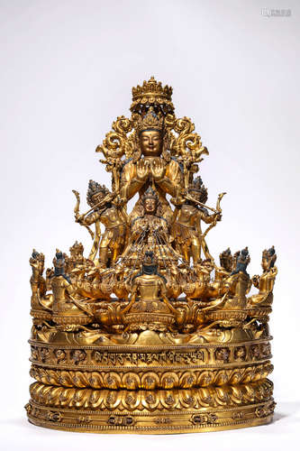 A Tibetan Imperial Mandala Sculpture