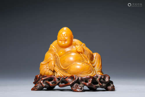 A Yellow Stone Monk