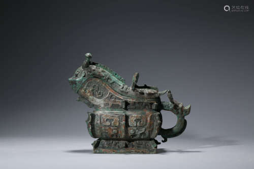 A Bronze Wine Vessel, Gong