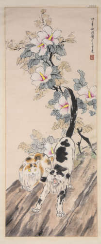 A Chinese Scroll Painting by Xu Bei Hong