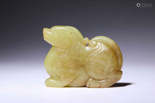 A Jade Pixiu Carving