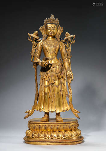 A Tibetan Imperial Avalokiteshvara Statue