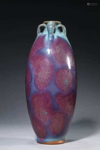 A Porcelain Jun-Type Vase