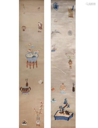 A Silk Scroll of Ancient Chinese Study Applicants