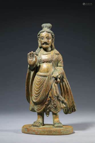 A Gilt-Bronze Buddha Statue