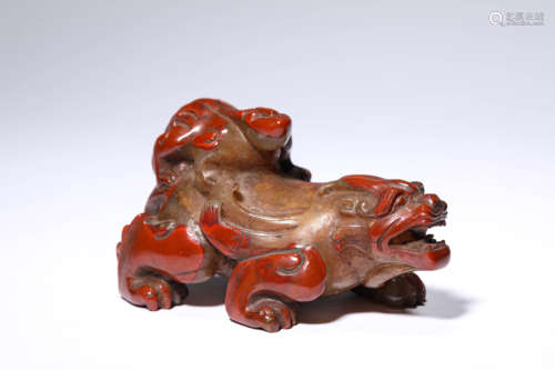 An Agate Pixiu Carving