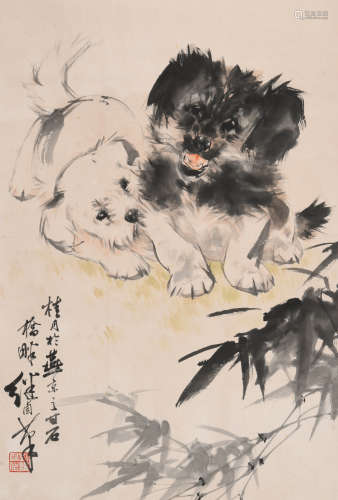 刘继卣(1918-1983)狗
