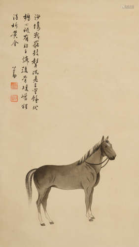 溥儒(1896-1963)马