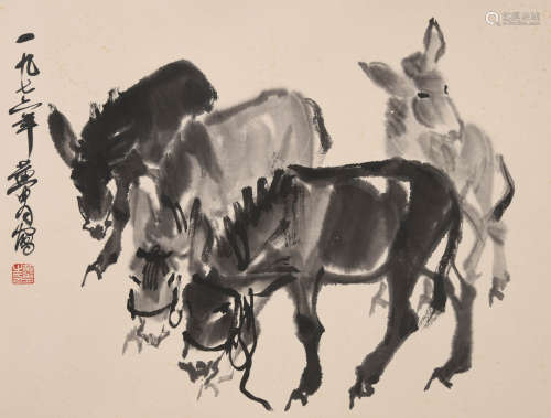 黄胄(1925-1997)驴