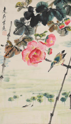 唐云(1910-1993)花鸟