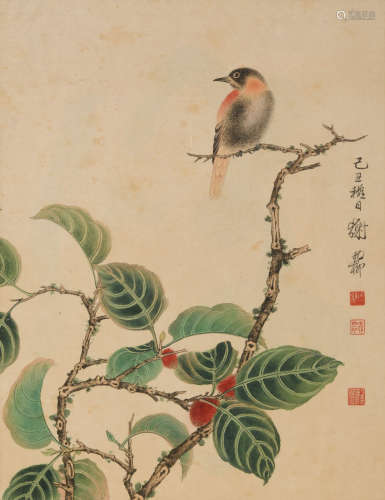 谢稚柳(1910-1997)花鸟