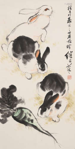 刘继卣(1918-1983)兔子