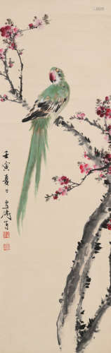 王雪涛(1903-1983)梅花鹦鹉