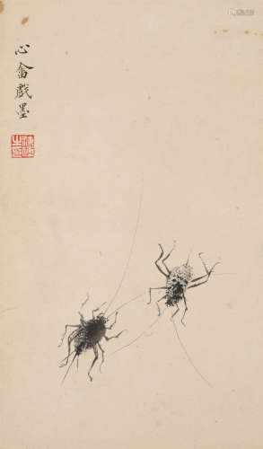 溥儒(1896-1963)斗帅图