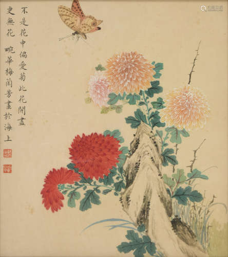 梅兰芳(1894-1961)花蝶图