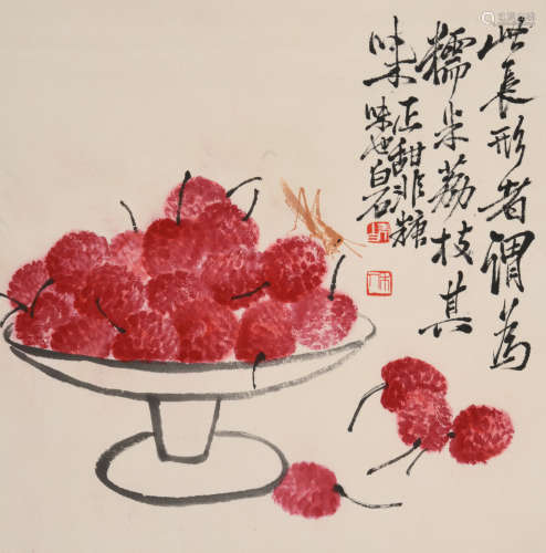 齐白石(1864-1957)大利图