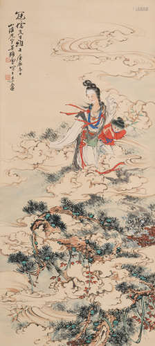 吴光宇(1908-1970)献寿图