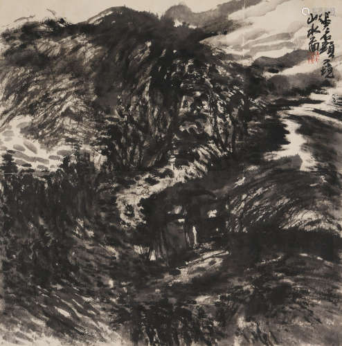 张大石头(b.1956)山水