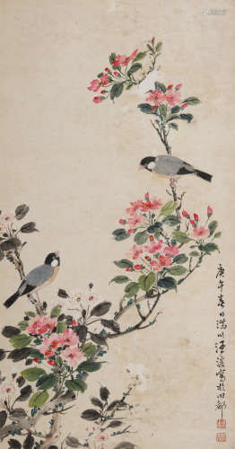 汪溶(1896-1972)花鸟