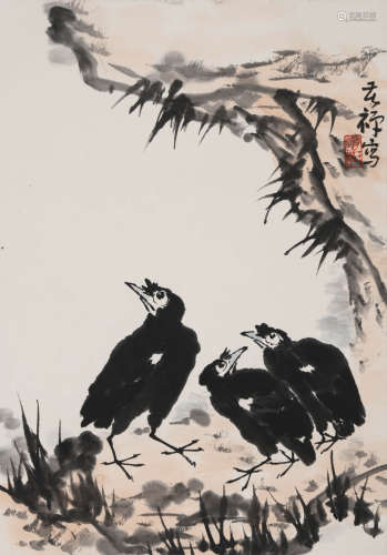 李苦禅(1899-1983)三鹰