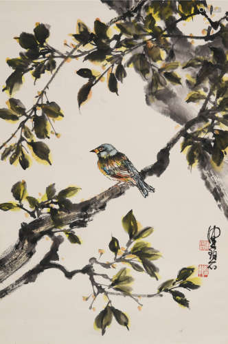 陈佩秋(1923-2020)花鸟