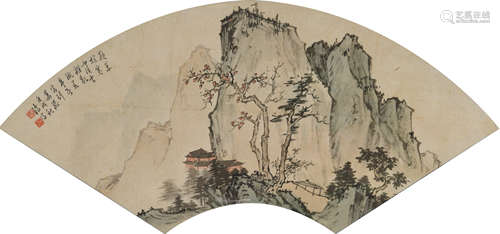 溥儒(1896-1963)山中楼阁