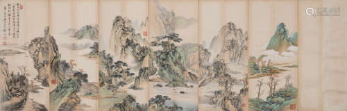祁昆(1901-1944)山水