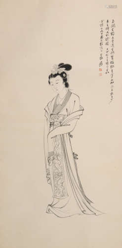张大千(1899-1983)人物