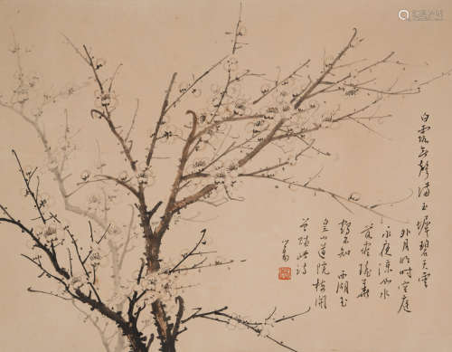 溥儒(1896-1963)梅花