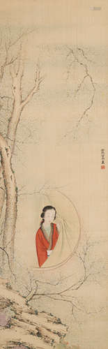 管平湖(1897-1967)仕女