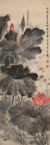 黄君璧(1889-1991)荷花