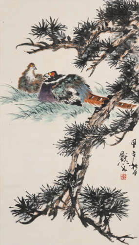 金默如(b.1935)花鸟