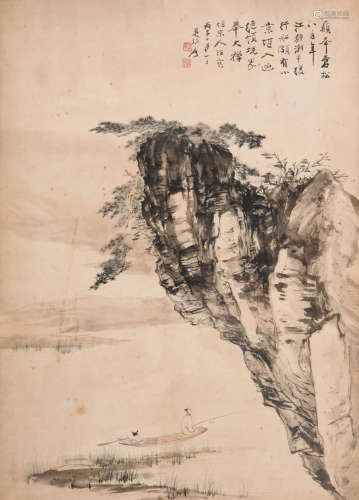 张大千(1899-1983)巅峰苍松
