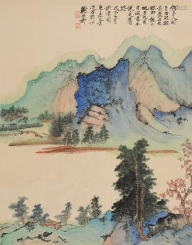 谢稚柳(1910-1997)山水