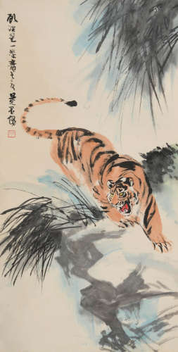 刘旦宅(1931-2011)老虎