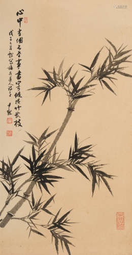沈尹默(1883-1971)墨竹