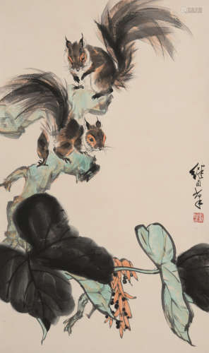 刘继卣(1918-1983)松鼠