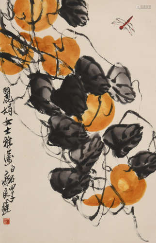 齐良迟(1921-2003)葫芦图